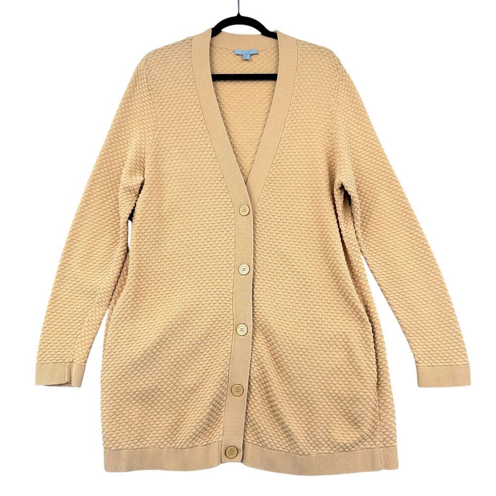 COS Beige Textured Cardigan